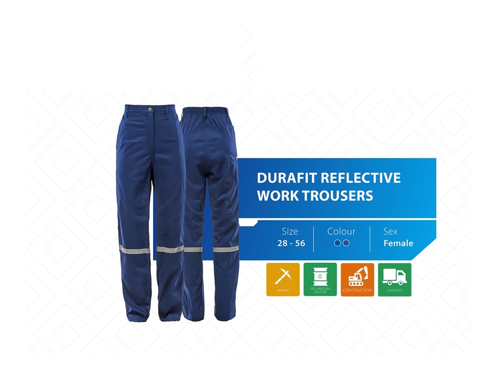 DURAFIT REFLECTIVE WORK TROUSER OT12948