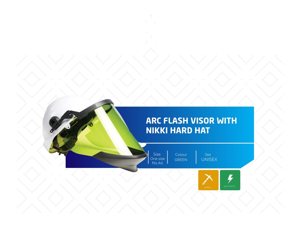 FLASH VISOR WITH NIKKI HARD HAT