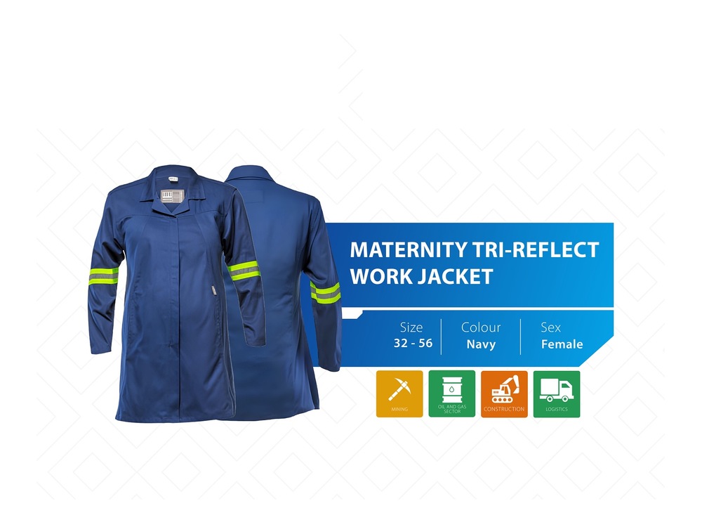 MATERNITY TRI- REFLECTIVE WORK JACKET OJ13079