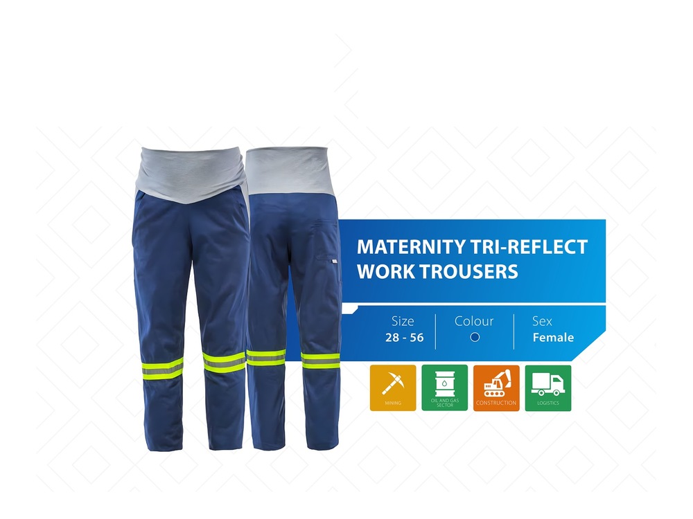 MATERNITY TRI-REFLECTIVE WORK TROUSER